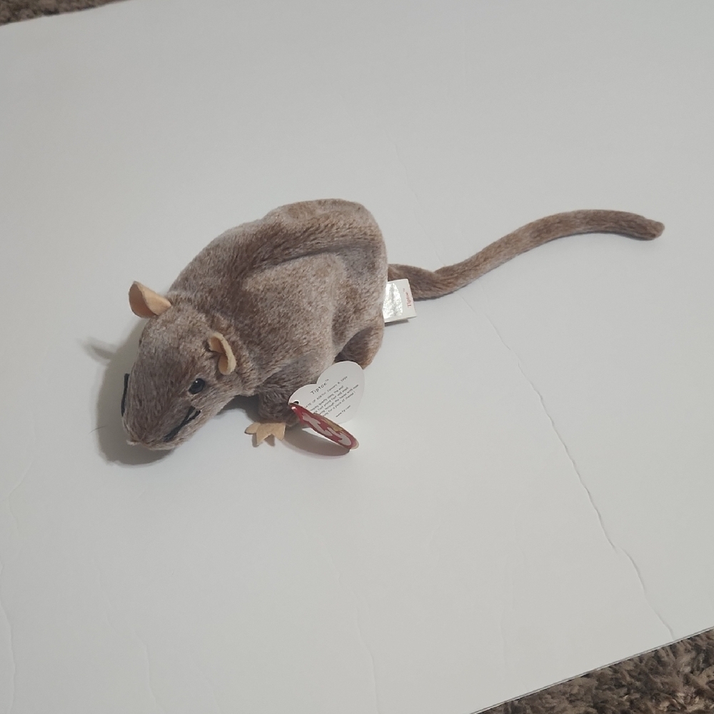 Ty Beanie Baby Rat Tiptoe 4/$20